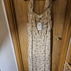 Nordstrom Beige Floral Dress